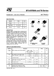 DataSheet BTA08 pdf